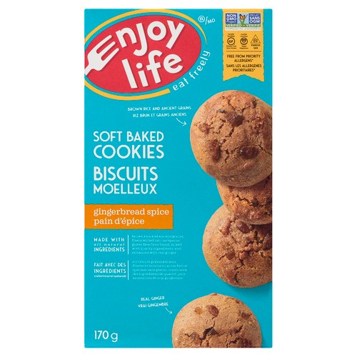 Enjoy Life Gluten-Free Cookies Soft Baked Gingerbread Spice 170 g