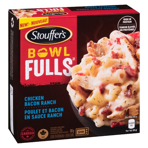 Stouffer's Frozen Meal Bowls Chicken Bacon Ranch 305 g
