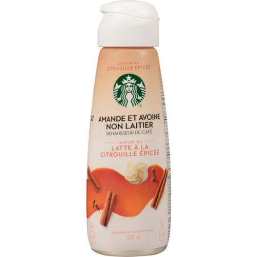 Starbucks Non-Dairy Almond & Oat Coffee Enhancer Pumpkin Spice Latte 828 ml