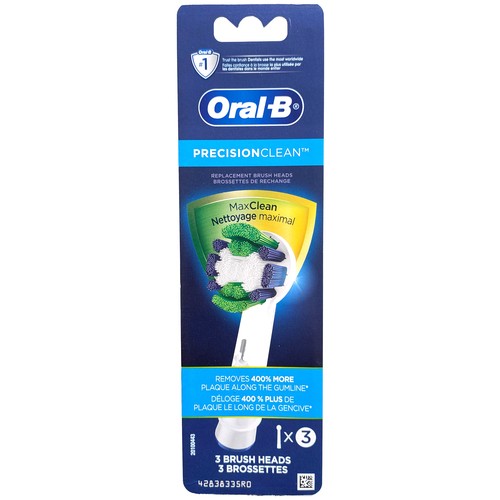 Oral-B Precision Clean Replacement Electric Toothbrush Head 3 Pack