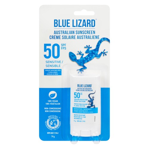Blue Lizard Mineral Sunscreen Stick Sensitive SPF 50 14 g