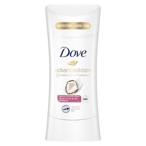 Dove Advanced Care Antiperspirant Deodorant Stick Caring Coconut 74 g