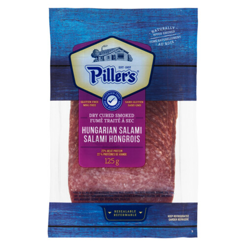 Piller's Hungarian Salami Dry Cured Smoked 125 g