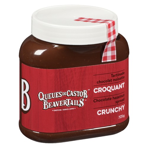 Beaver Tails Chocolate Hazelnut Spread Crunchy 725 g