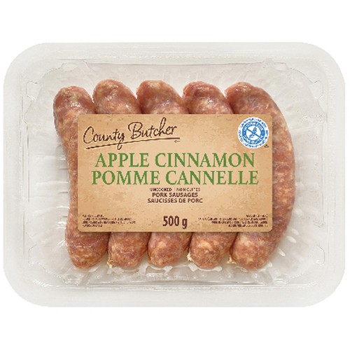 County Butcher Sausage Apple Cinnamon 500 g