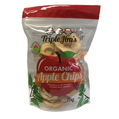 Triple Jim's Organic Apple Chips 75 g