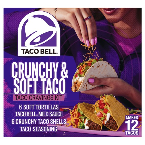Taco Bell Cravings Kit Crunchy & Soft 370 g