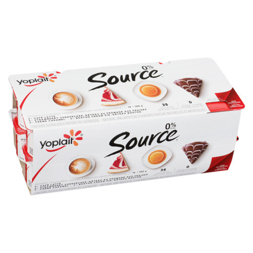 Yoplait Source 0 Yogurt Dessert Flavoured 16 x 100 g Voilà Online
