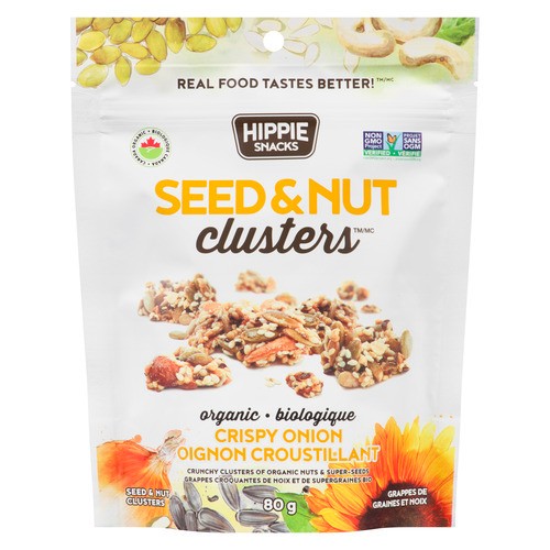Hippie Snacks Crispy Onion Seed & Nut Clusters 80 g
