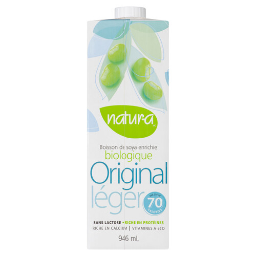 Natur-A Organic Soy Beverage Light Original 946 ml
