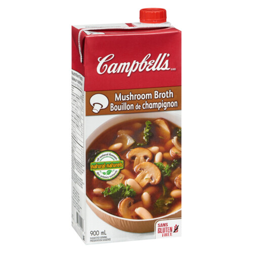 Campbell's Gluten-Free Broth Mushroom 900 ml