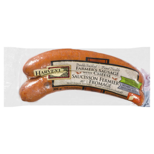 Harvest Meats Double Smoked With Cheese Farmer Sausage 375 g