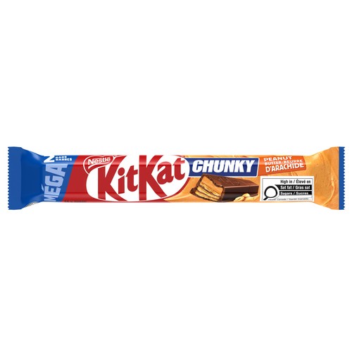 Kit Kat Chunky Wafer Bar Chocolate Peanut Butter Mega Size 2 Pack 68 g