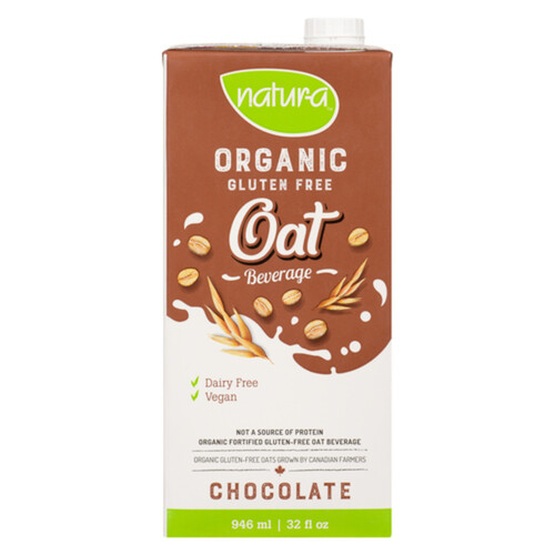 Natur-A Organic Gluten-Free Oat Beverage Chocolate 946 ml