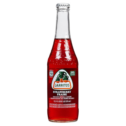 Jarritos Soft Drink Strawberry Fruit 370 ml (bottle)