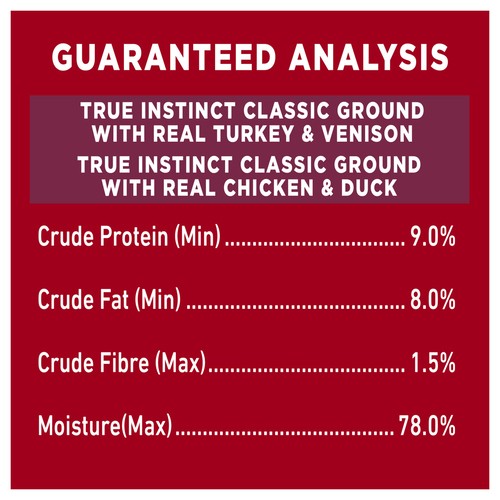 Purina ONE Wet Dog Food True Instinct 6 x 368 g