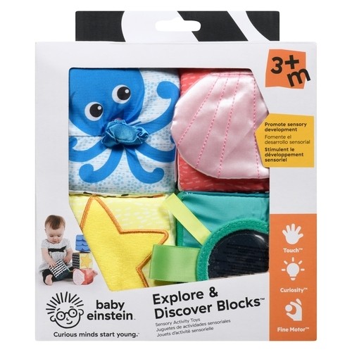 Baby Einstein Sensory Activity Toys Explore & Discover Blocks 3+ m 1 Count