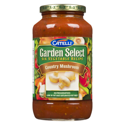 Catelli Garden Select Pasta Sauce Country Mushroom 640 ml