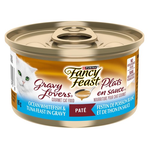 Fancy Feast Wet Cat Food Ocean White Fish & Tuna In Gravy 85 g