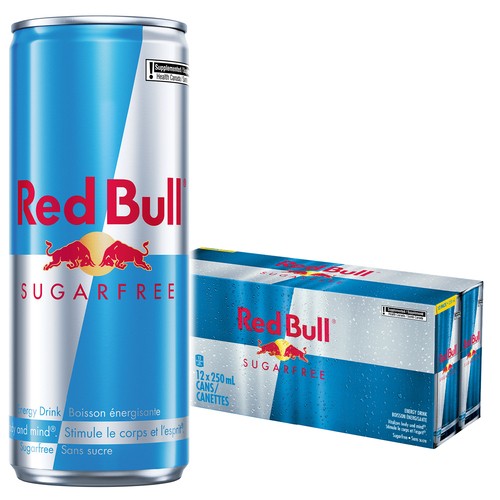 Red Bull Sugar-Free Energy Drink 12 x 250 ml (cans)