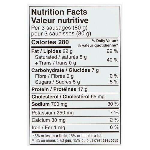 Johnsonville Hot Honey Flavoured Breakfast Sausages 375 g