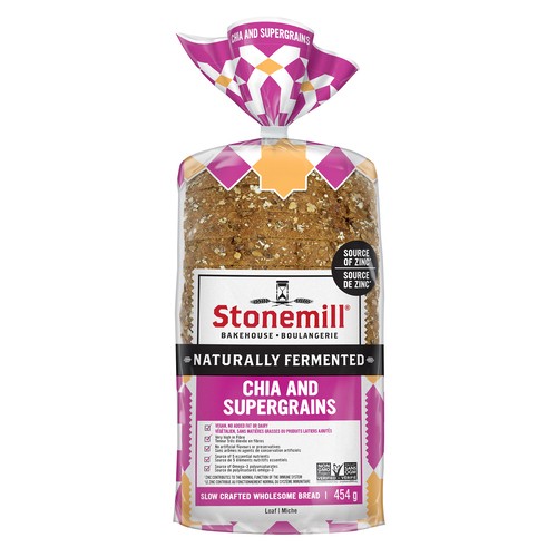 Stonemill Bakehouse Bread Honest Wellness Chia And Supergrains 454 g