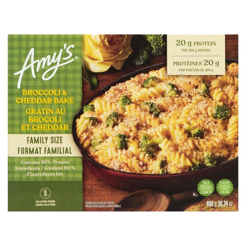 Amys Kitchen Family Size Broccoli & Cheddar Bake 860 g