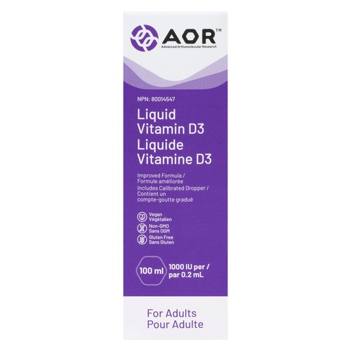 AOR Vitamin D3 Liquid 100 ml