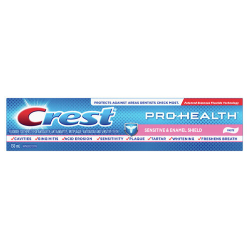 Crest Pro-Health Sensitive and Enamel Shield Toothpaste 130 ml