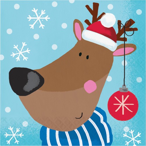 Creative Converting Lunch Napkins Jolly Characters 16 Count