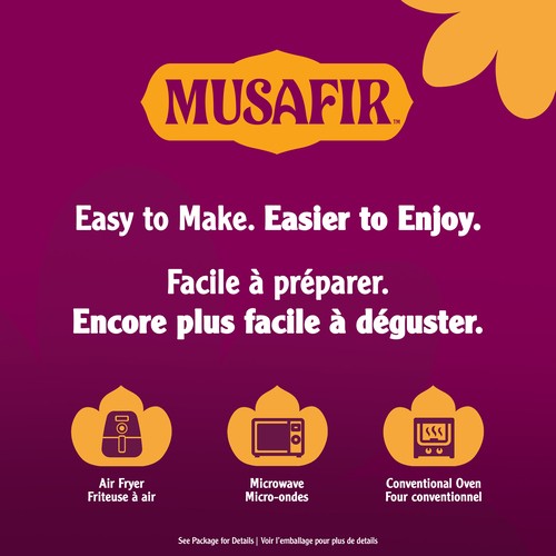 Musafir Frozen Paneer Burgers 480 g