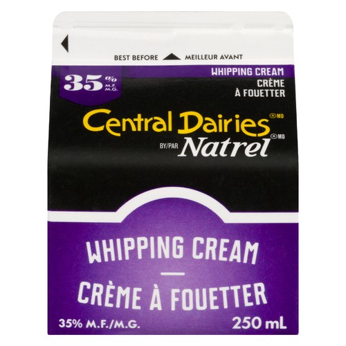 Central Dairies 35% Whipping Cream 250 ml