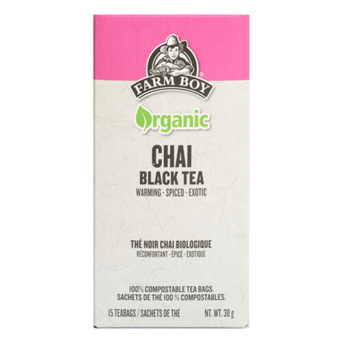 Farm Boy Organic Chai Black Tea 15 EA 30 g