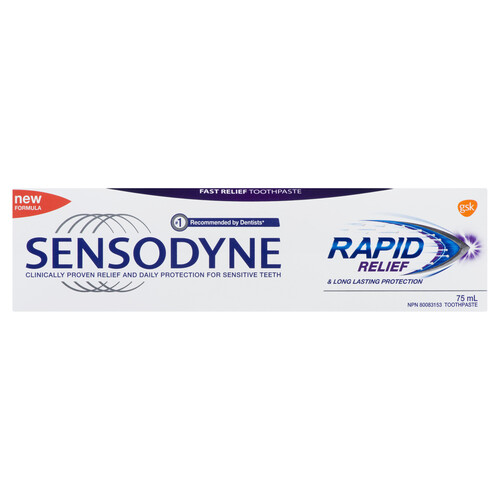 Sensodyne Toothpaste Rapid Relief 75 ml