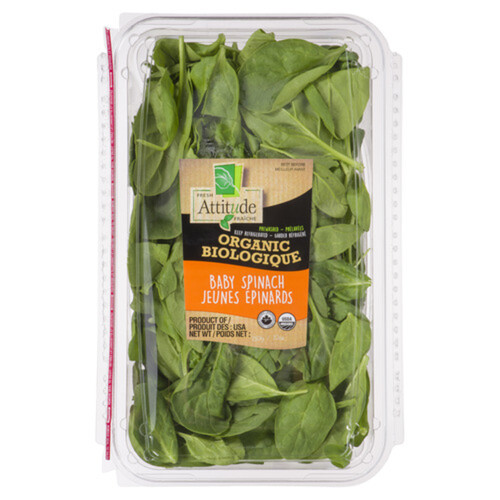 Fresh Attitude Organic Baby Spinach 284 g