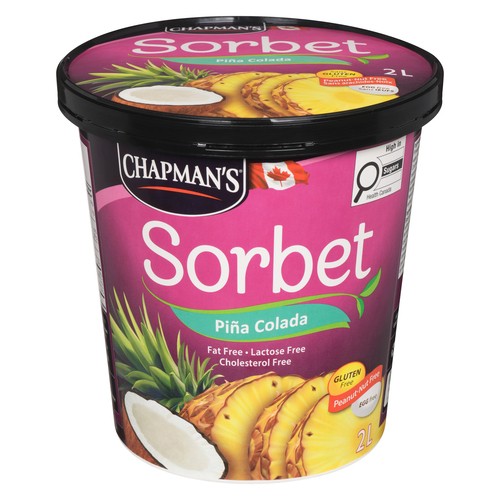 Chapman's Lactose-Free Sorbet Piña Colada 2 L