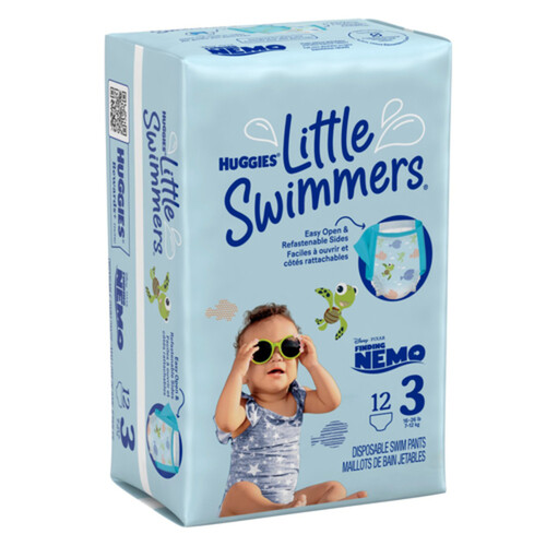 Huggies Little Swimmers Disposable Swim Diapers Size 3 12 Count