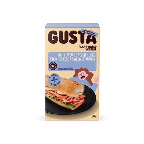 Gusta Ham Flavoured Veggie Slices 155 g