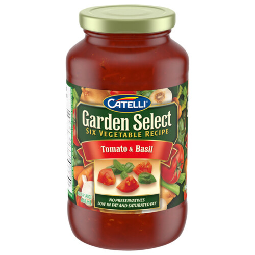 Catelli Garden Select Pasta Sauce Tomato & Basil 640 ml