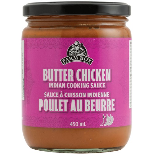 Farm Boy Indian Cooking Sauce Butter Chicken 450 ml