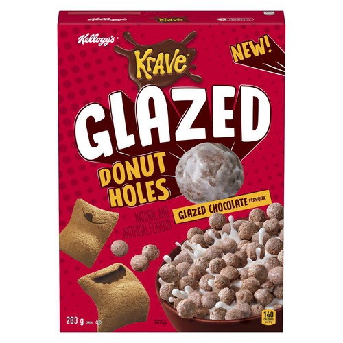 Kellogg's Krave Cereal Glazed Donut Holes 283 g