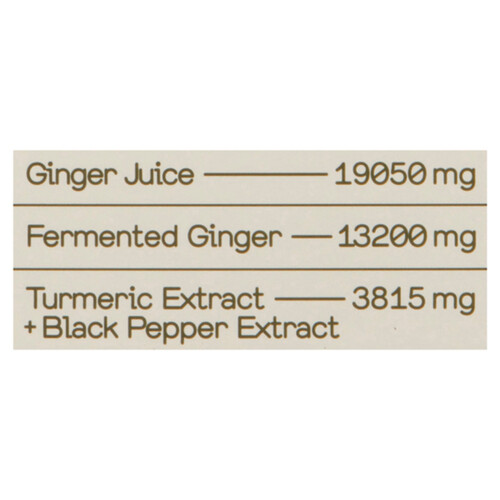 Greenhouse Organic Juice Fiery Ginger 4 x 60 ml (bottles)