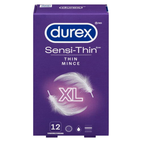 Durex XL Condoms Sensi-Thin 12 EA