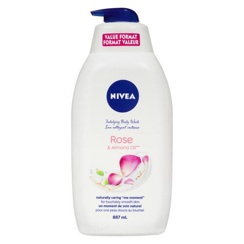 Nivea Body Wash Indulging Rose Almond Oil 887 ml