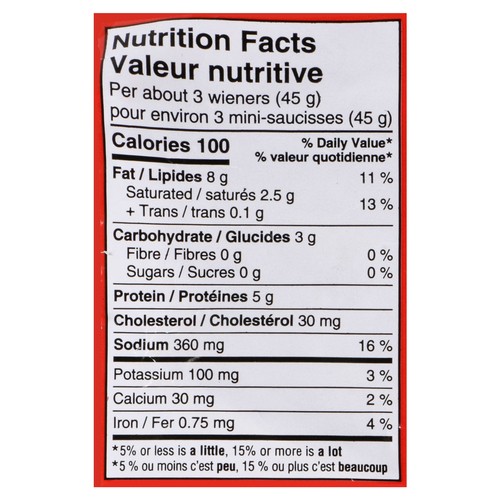 Compliments Cocktail Wieners 375 g