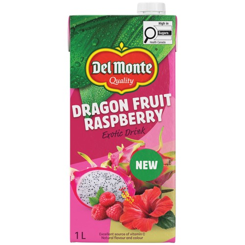 Del Monte Juice Blend Dragon Fruit Raspberry 1 L