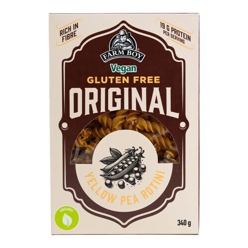 Farm Boy Vegan Gluten-Free Yellow Pea Rotini Original 340 g