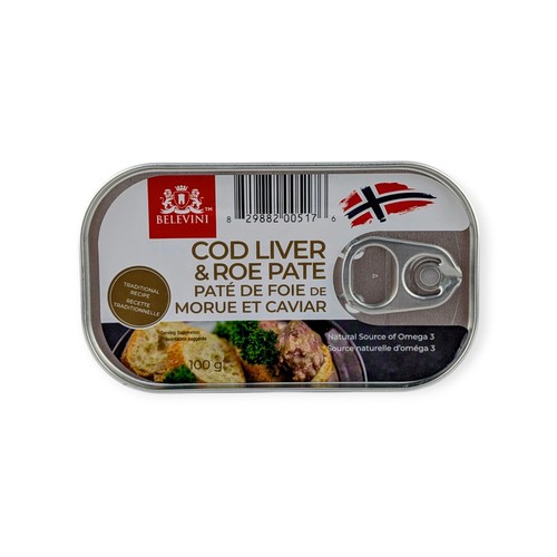 Belevini Canned Cod Liver Pate 120 g