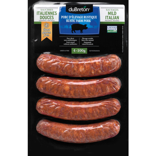 DuBreton Italian Sausage Rustic Mild 400 g