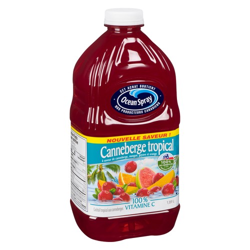 Ocean Spray Juice Cocktail Cranberry Tropical 1.89 L (bottle)
